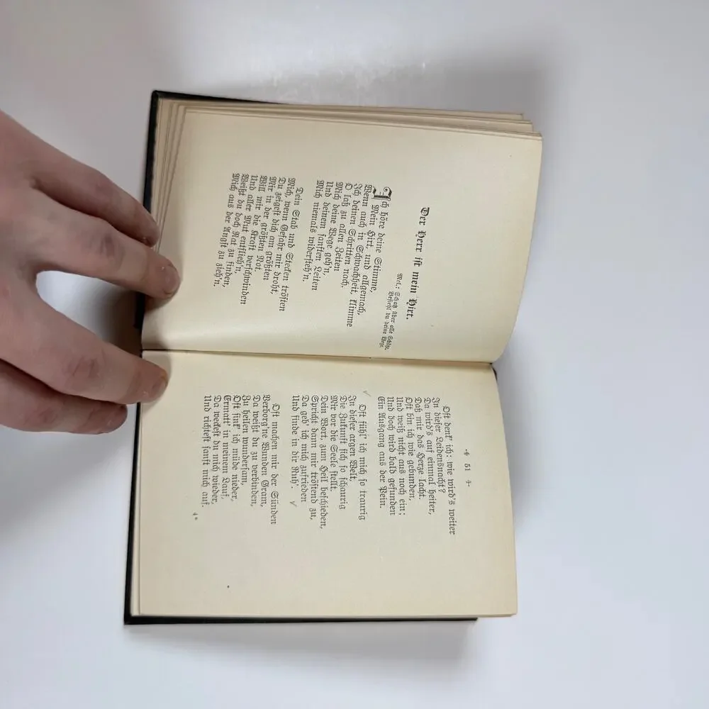 Psalter and Harp by C J P Spitta Antique Book Ger Lng